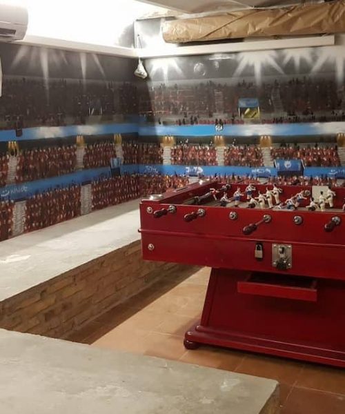 Mural interior futbolin