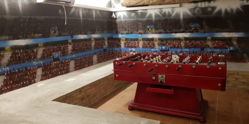 Mural interior futbolin