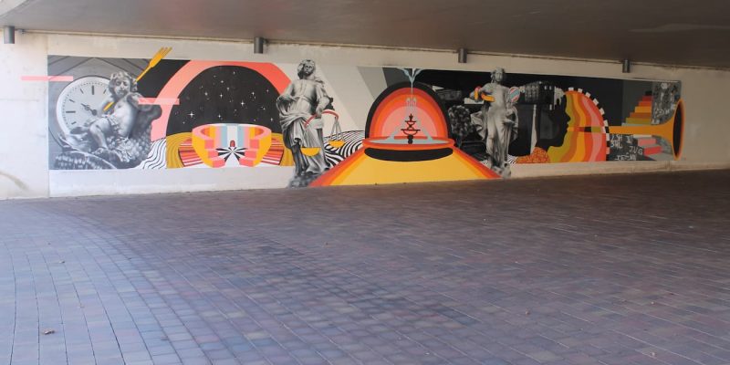Mural participativo en Pamplona