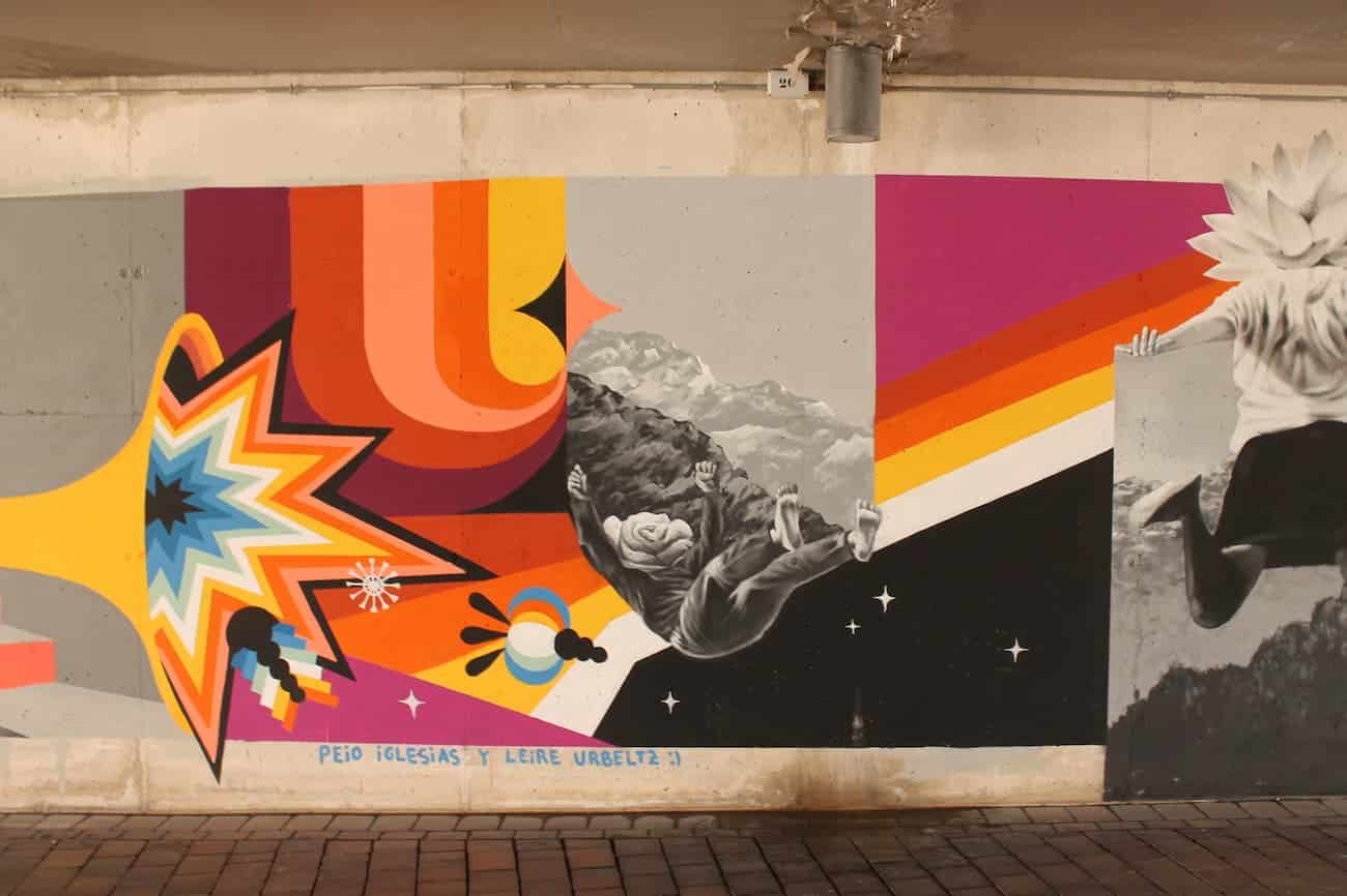 Mural participativo en Pamplona