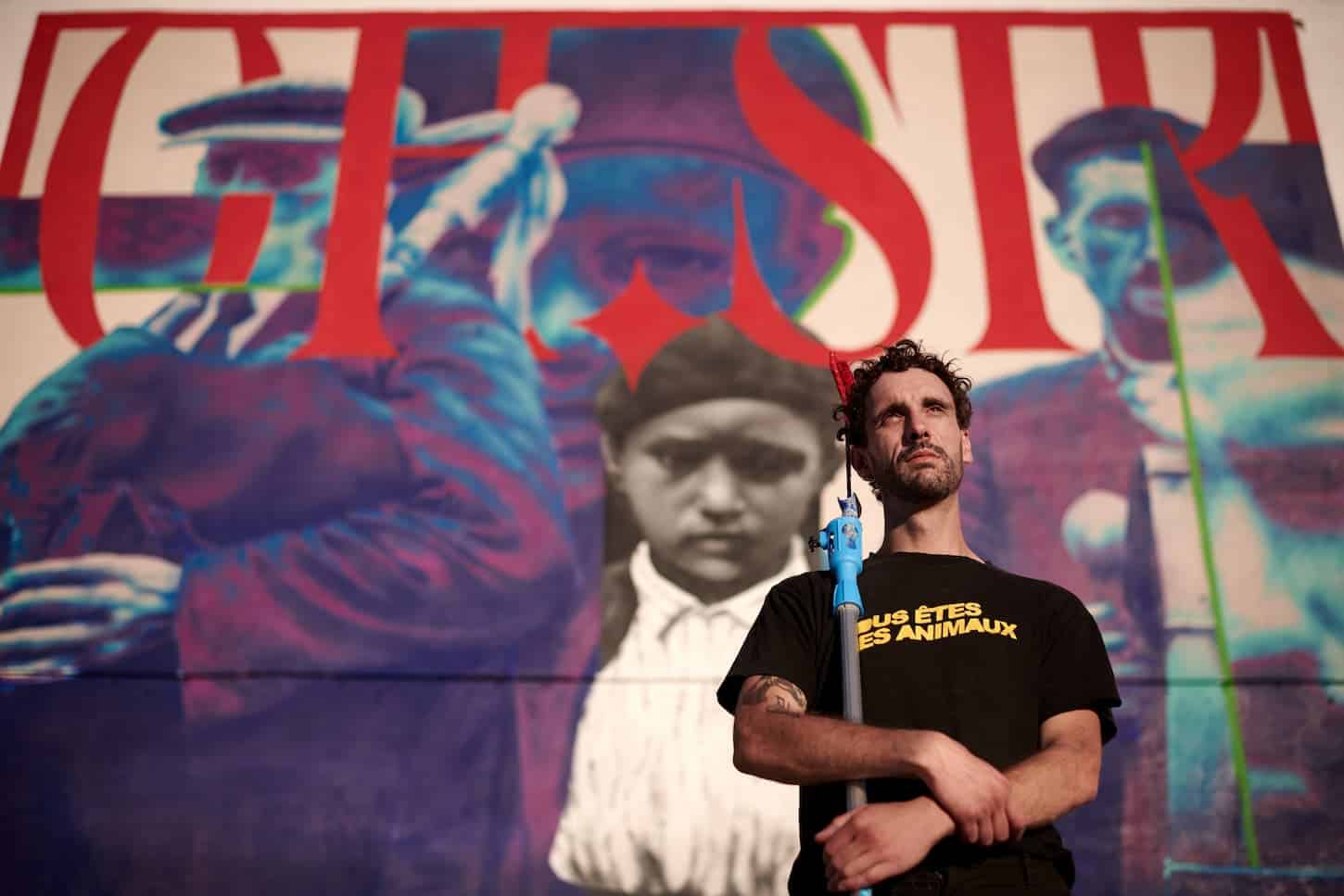 Muralista Peio Iglesias Pamplona